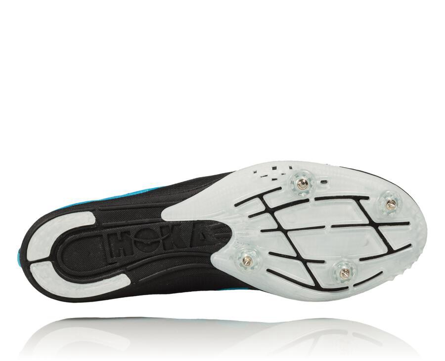 Hoka One One Mens Spikes - Rocket X - Blue/White - THBP81597
